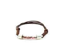 Bracelet Grenat Rhodolite brut - A Bijoux