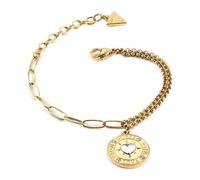 Bracelet - Guess - UBB70001-S - Acier inoxydable - Coeur Swarovski - Doré