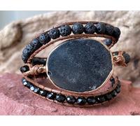 Bracelet harmonisation onyx et basalte