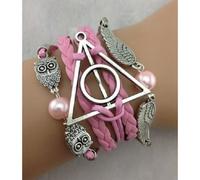 Bracelet Harry Potter hiboux triangle RDLM, ailes
