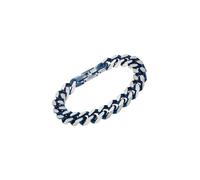 Bracelet homme - Lotus Style - LS2258-2/1 - Acier argenté - PVD bleu - Men In Black