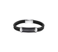 Bracelet Homme - LOTUS STYLE - LS2286-2/1 - Acier - Cuir Noir - Men Basic