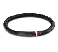 Bracelet Homme TOMMY HILFIGER INTERWOVEN BRAIDED 2790403 Cuir Noir