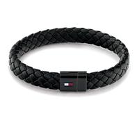 Bracelet Homme TOMMY HILFIGER ROUND BRAIDED 2790331 Cuir Noir