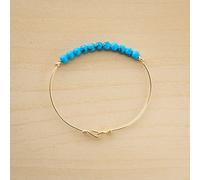 Bracelet howlite bleue m