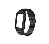 Bracelet Huawei Band 7 6 Pro 6 et Honor Band 6 Silicone Bumper Ajustable Avizar noir