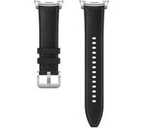Samsung Original Bracelet Cuir Hybrid Vegan pour Galaxy Watch 8 40/44 mm / Classic 46 mm - S/M/L - Black