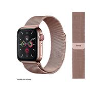 Bracelet IBROZ Apple Watch 38/40/41mm Maille rose gold