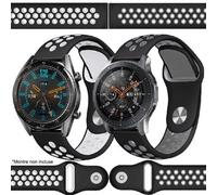 Bracelet IBROZ Samsung/Huawei Sport 22mm blanc+gris x2