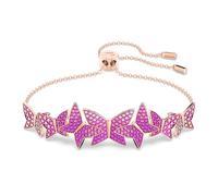 Bracelet Idyllia Lilia, Papillon, Rose, Doré à l’or rose 18 carats (750/1000) OS