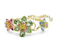 Bracelet Idyllia, Tailles variées, Fleur, Multicolore, Doré à l’or 18 carats (750/1000) OS