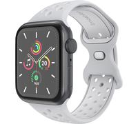 imoshion imoshion Bracelet sport⁺ Watch Series 1 á 10 / SE / Ultra (2) (44/45/46/49 mm) Taille M/L Pure Platinum et White Gris