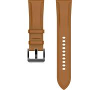 Bracelet INF en cuir véritable marron clair Garmin Vivoactive3 / Vivoactive 3 Music / Venu / Venu 2 Plus / Venu Sq, Huami Amazfit GTS 2E / GTS 2 Mini / GTS 2 / Pop Pro