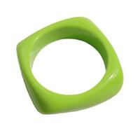 Bracelet jonc carré coloré géométrique épais en résine irrégulière accessoires déclaration bijoux pour femme bijoux colorés, taille unique, Comme décrit