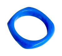 Bracelet jonc carré coloré géométrique épais en résine irrégulière accessoires déclaration bijoux pour femme bijoux colorés, taille unique, Comme décrit