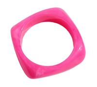 Bracelet jonc carré coloré géométrique épais en résine irrégulière accessoires déclaration bijoux pour femme bijoux colorés, taille unique, Comme décrit