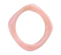 Bracelet jonc carré coloré géométrique épais en résine irrégulière accessoires déclaration bijoux pour femme bijoux colorés, taille unique, Comme décrit