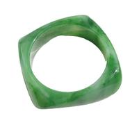 Bracelet jonc carré coloré géométrique épais en résine irrégulière accessoires déclaration bijoux pour femme bijoux colorés, taille unique, Comme décrit