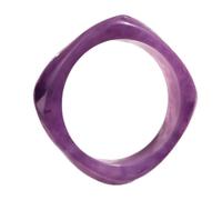 Bracelet jonc carré coloré géométrique épais en résine irrégulière accessoires déclaration charme bijoux pour femmes accessoires de poignet en résine, taille unique, Comme décrit