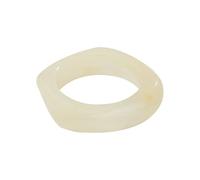 Bracelet jonc carré en résine acrylique plaque écaille de tortue large bracelet épais géométrique irrégulier bracelets en plastique déclaration pour femme bijoux Hyf710, taille unique, Polyester