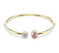 Swarovski Bracelet-jonc Chroma Multicolore, Placage de ton or, Tailles variées
