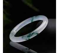 Bracelet Jonc en Jade for Femme, Bracelets en jade, bracelet jonc en jade vert foncé à fleurs flottantes, bracelet rond fin en jade pour femme, bracelet en jade quartzite, pour petite amie, pour mère