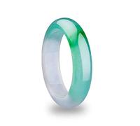 Bracelet jonc en jade véritable, grade A, design flottant, comprend une boîte à bijoux, style traditionnel, cadeau élégant pour femme, accessoire fait à la main