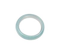 Bracelet jonc en Jade Vert glacé Naturel pour Femme - Bracelet Chinois Porte-Bonheur et Richesse - Élégant - Bracelet en Pierre de Jade Vert véritable - Anniversaire (Quartzite2, 56-57)