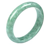 Bracelet jonc en jade vert véritable pour femme, bijou bracelet jonc en jadéite birmane naturelle 25148, taille unique, Agate