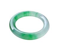 Bracelet jonc en jadéite véritable - Design rond - Accessoire élégant pour femme