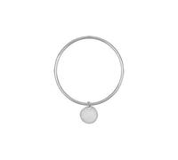 Bracelet jonc enfant 54mm avec galet argent massif