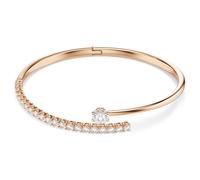 Bracelet-jonc Matrix, Taille ronde, Blanc, Doré à l’or rose 18 carats (750/1000) S