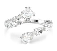 Bracelet-jonc Matrix, Tailles variées, Blanc, Métal rhodié M