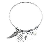 Bracelet jonc « Sister We Alone Sister Making Of God's Stainless Is Sure » - A Way Never - Bijoux occidentaux pour femmes, taille unique, Acier inoxydable, Pas de gemme