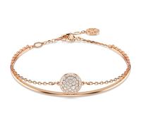 Bracelet-jonc Sublima, Blanc, Doré à l’or rose 18 carats (750/1000) OS