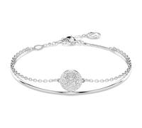 Bracelet-jonc Sublima, Blanc, Métal rhodié OS