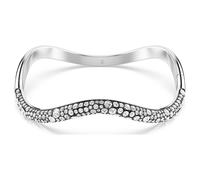 Swarovski Bracelet-jonc Sublima, Taille ronde, Blanc, Métal rhodié