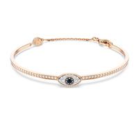 Swarovski Bracelet-jonc Symbolica Œil multicolore, placage de ton or rosé