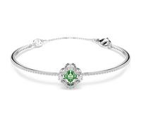 Bracelet-jonc Una Angelic, Tailles variées, Vert, Métal rhodié OS