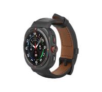 Bracelet - JUSTIN - Timeless - Cuir véritable - Compatible Samsung Galaxy Watch Ultra / Galaxy Watch Ultra (2025) - Noir