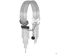 Bracelet - Karl Lagerfeld - KLASSIC KARL FRINGE - Acier inoxydable - 20CM - Gris