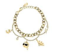 Bracelet - KARL LAGERFELD - KLAYD11 - Acier et cristal - Doré - 16+3 cm