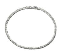 Bracelet King 2 Mm En Argent Sterling 925, Unisexe, 21 Cm, Sdak0021j