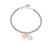 Bracelet LA PETITE STORY en Acier Bicolore et Cristal