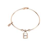 Bracelet LA PETITE STORY en Métal Rose - Cadenas - 17 cm - Femme