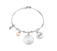 Le Petite Story Bangle Family S.s Love Heart Bracelet Argenté Femme