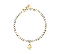 Le Petite Story Tennis Family Steel Crys Bracelet Doré Femme