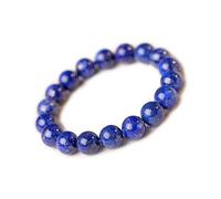 Bracelet Lapis Lazuli ancienne mine d'afghanistan, littéraire rétro for hommes et femmes, pierre bleue, perles rondes