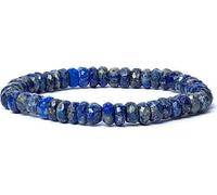 Bracelet lapis-lazuli facette AA qualité élastique -- 0,8 cm