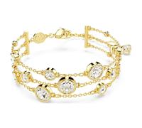 Bracelet large Imber, Taille ronde, Blanc, Doré à l’or 18 carats (750/1000) OS